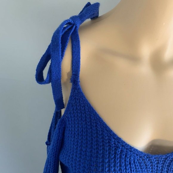 Settle Down Size Medium Crotchet Style Royal Blue - Picture 7 of 8